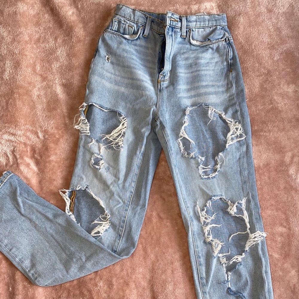 BDG distressed mom jeans